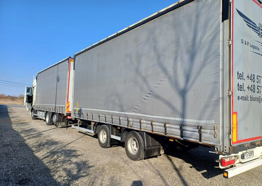 DAF XF 480 SUPER SPACE CAB / ZESTAW TANDEM PRZEJAZDOWY 120m3 - Curtain side truck: picture 4 DAF XF 480 SUPER SPACE CAB / ZESTAW TANDEM PRZEJAZDOWY 120m3 - Curtain side truck: picture 4