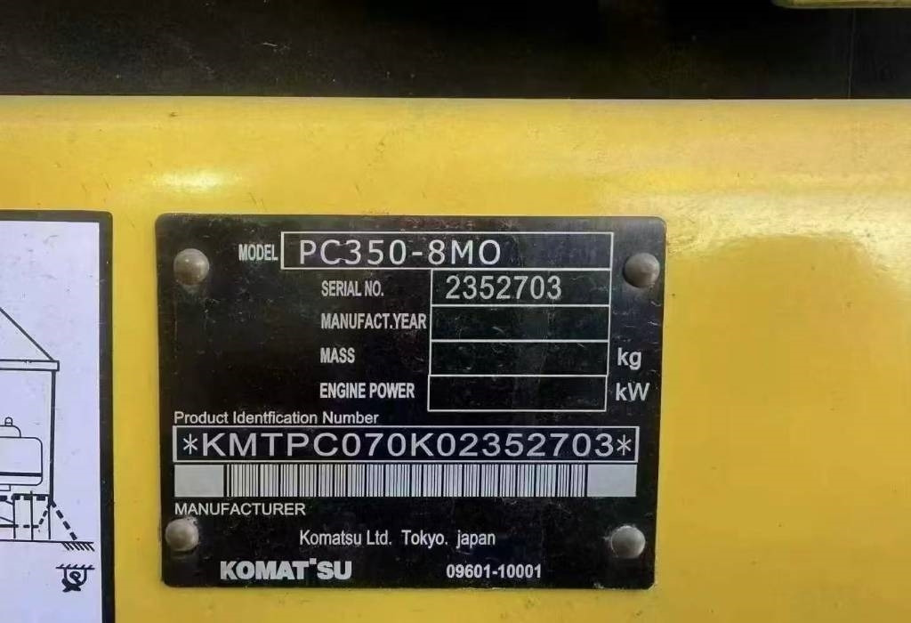 Komatsu PC 350 - Crawler excavator: picture 3 Komatsu PC 350 - Crawler excavator: picture 3