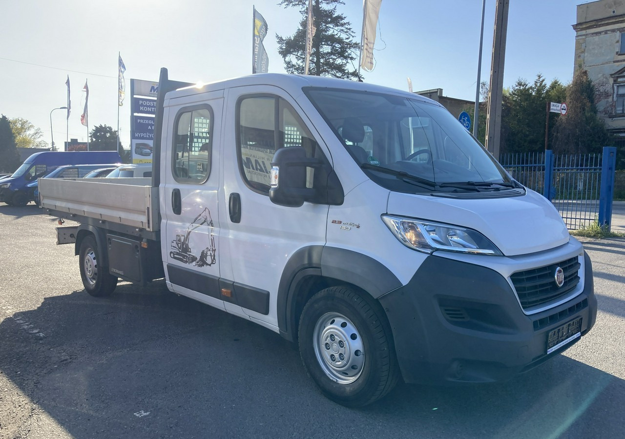 Fiat Ducato Ducato Max 2.3JTD-150KM Dokka Doka Brygadówka skrzynia Klima 2017 - Open body delivery van, Crew cab van: picture 1 Fiat Ducato Ducato Max 2.3JTD-150KM Dokka Doka Brygadówka skrzynia Klima 2017 - Open body delivery van, Crew cab van: picture 1