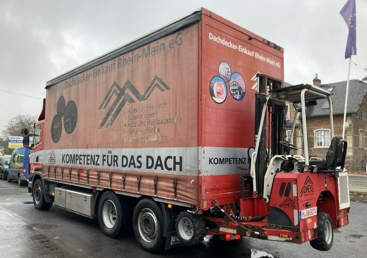 Inna Inny Scania G320 Wózek PALFINGER Firanka Plandeka plandeka Moffett 2012 - Curtain side van: picture 2 Inna Inny Scania G320 Wózek PALFINGER Firanka Plandeka plandeka Moffett 2012 - Curtain side van: picture 2