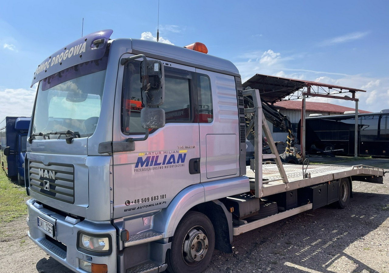 MAN Inny MAN MAN TGL 8.210 Pomoc drogowa Autolaweta na 2 Auta 2005 - Tow truck: picture 1 MAN Inny MAN MAN TGL 8.210 Pomoc drogowa Autolaweta na 2 Auta 2005 - Tow truck: picture 1