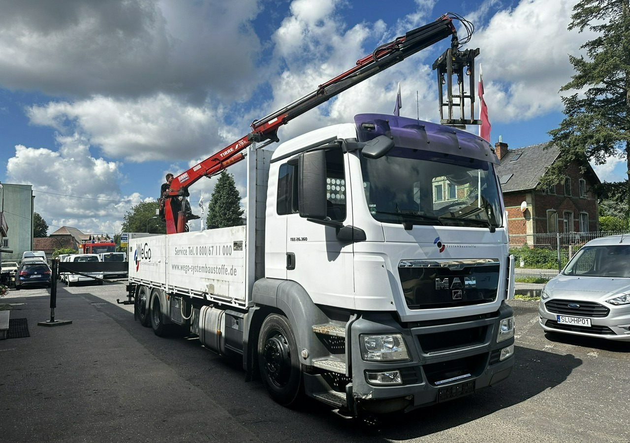MAN Inny MAN MAN TGS 26.360 Skrzynia HDS + hwytak 2008 - Dropside/ Flatbed truck, Crane truck: picture 4 MAN Inny MAN MAN TGS 26.360 Skrzynia HDS + hwytak 2008 - Dropside/ Flatbed truck, Crane truck: picture 4
