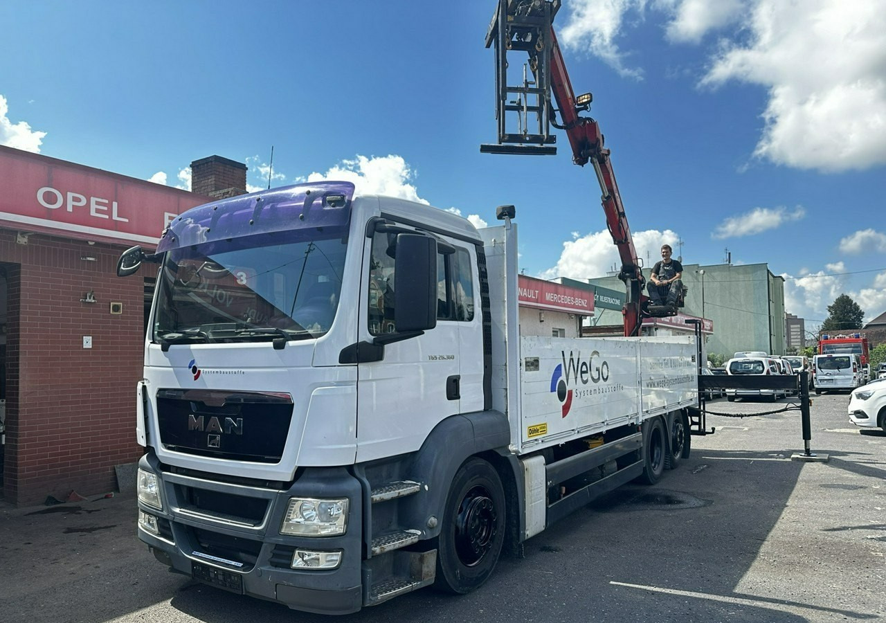 MAN Inny MAN MAN TGS 26.360 Skrzynia HDS + hwytak 2008 - Dropside/ Flatbed truck, Crane truck: picture 1 MAN Inny MAN MAN TGS 26.360 Skrzynia HDS + hwytak 2008 - Dropside/ Flatbed truck, Crane truck: picture 1