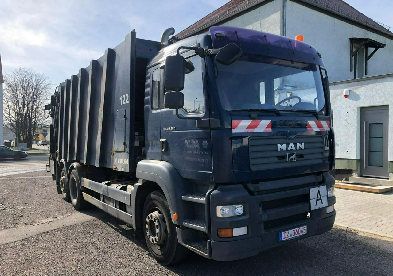 MAN Inny MAN TGA 26.320 Śmieciarka Powerpress 525 FAUN 2008 - Refuse truck: picture 2 MAN Inny MAN TGA 26.320 Śmieciarka Powerpress 525 FAUN 2008 - Refuse truck: picture 2