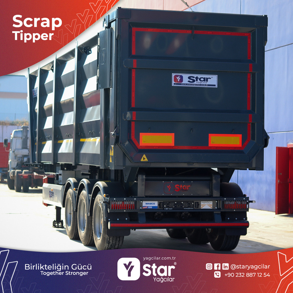 STAR YAGCILAR SY - Tipper scrap - Tipper semi-trailer: picture 1 STAR YAGCILAR SY - Tipper scrap - Tipper semi-trailer: picture 1