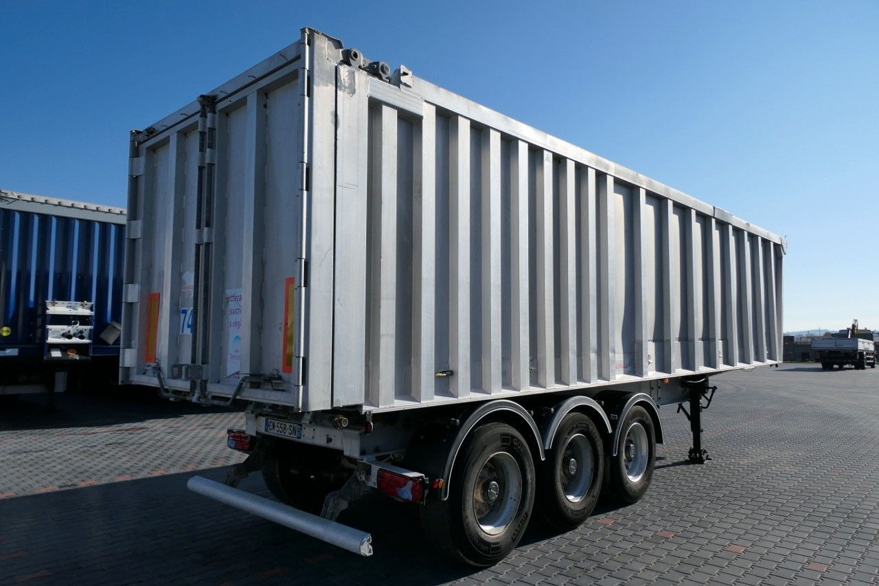 Tipper semi-trailer Benalu TIPPER 45 M3/WHOLE ALUMINIUM/5700 KG/FLAP-DOORS: picture 7