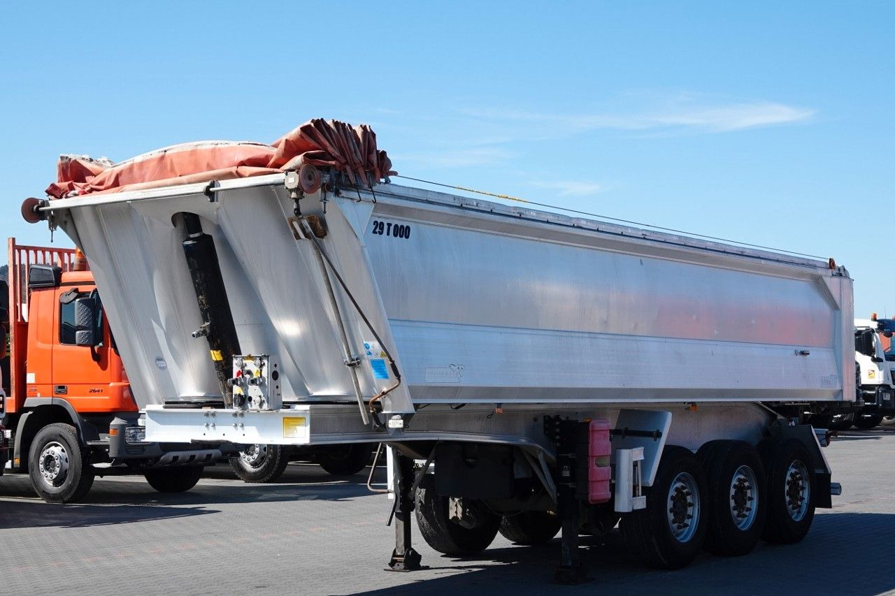 Benalu WYWROTKA / 25 m3 / ALUMINIOWA / OŚ PODNOSZONA / - Tipper semi-trailer: picture 2 Benalu WYWROTKA / 25 m3 / ALUMINIOWA / OŚ PODNOSZONA / - Tipper semi-trailer: picture 2