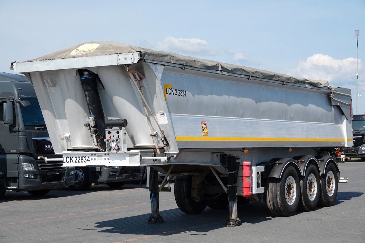 Benalu WYWROTKA 27 m3 / ALUMINIOWA / HYDRAULICZNA KLAPA - Tipper semi-trailer: picture 2 Benalu WYWROTKA 27 m3 / ALUMINIOWA / HYDRAULICZNA KLAPA - Tipper semi-trailer: picture 2