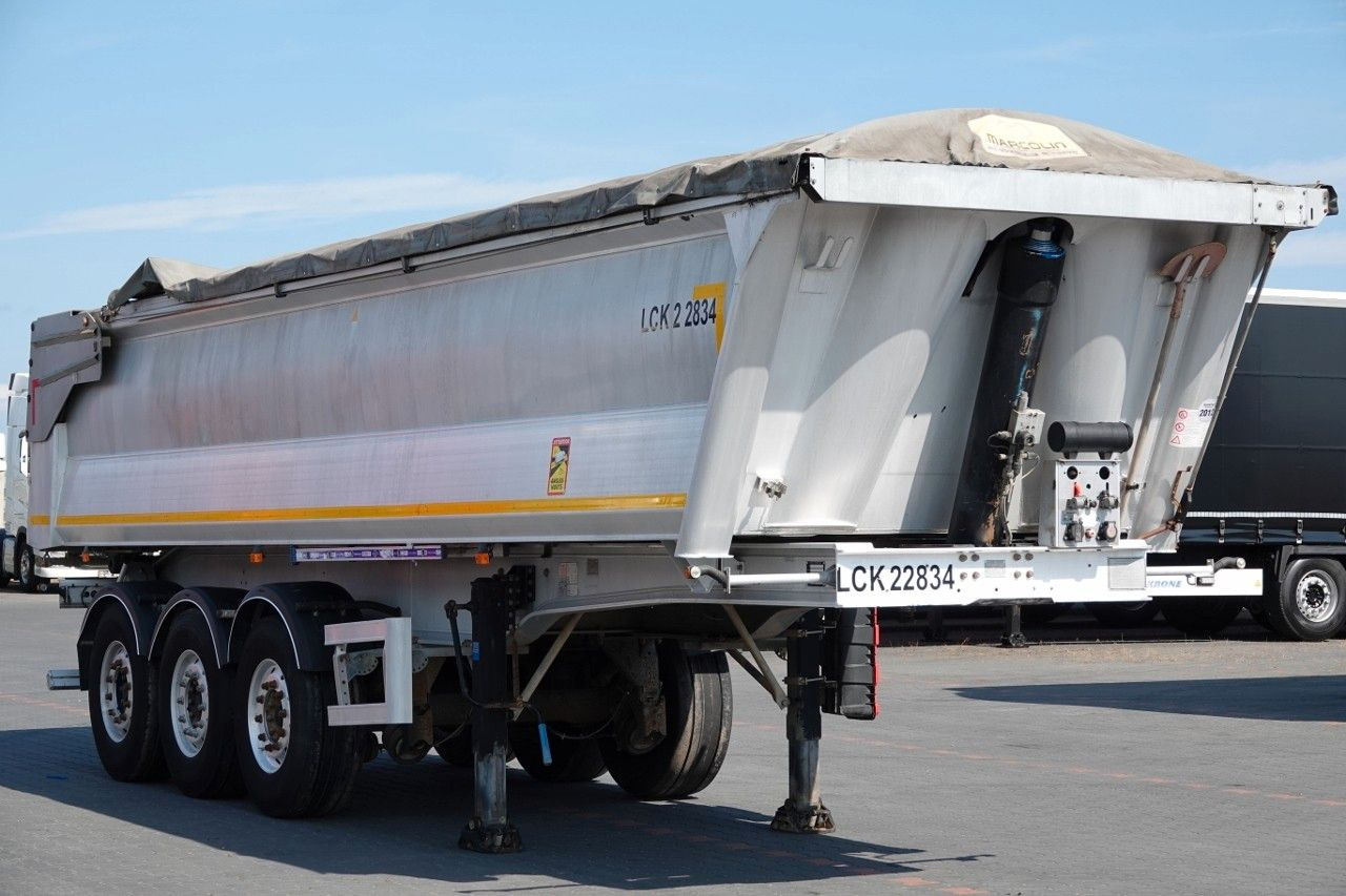 Tipper semi-trailer Benalu WYWROTKA 27 m3 / ALUMINIOWA / HYDRAULICZNA KLAPA: picture 6