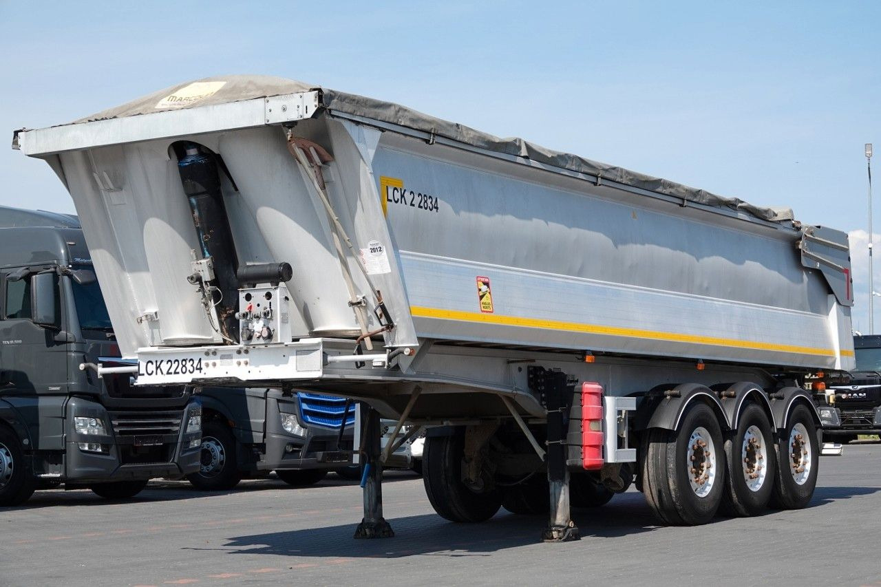 Benalu WYWROTKA 27 m3 / ALUMINIOWA / HYDRAULICZNA KLAPA - Tipper semi-trailer: picture 3 Benalu WYWROTKA 27 m3 / ALUMINIOWA / HYDRAULICZNA KLAPA - Tipper semi-trailer: picture 3