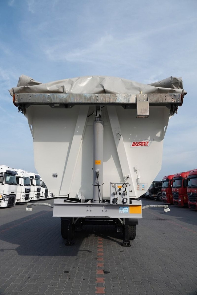 Tipper semi-trailer Benalu WYWROTKA 27 m3 / STALOWA / RYNNA WANNA HP / oś p: picture 12