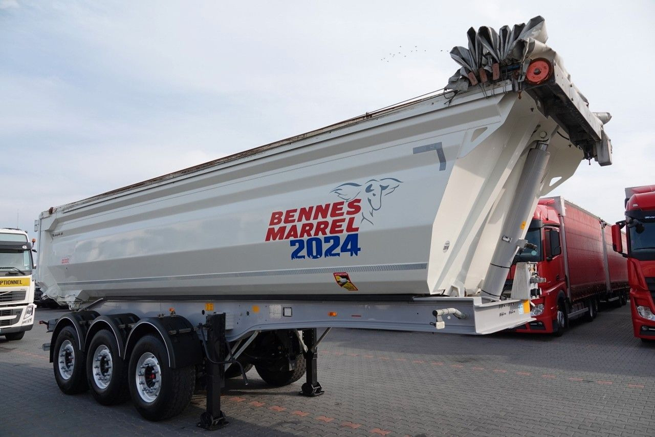 Tipper semi-trailer Benalu WYWROTKA 27 m3 / STALOWA / RYNNA WANNA HP / oś p: picture 11