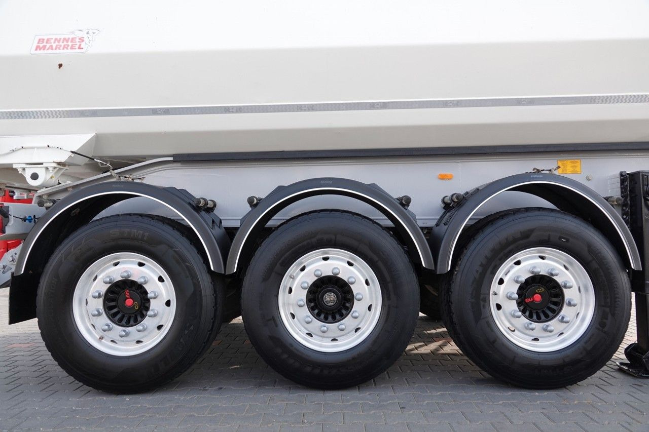 Tipper semi-trailer Benalu WYWROTKA 27 m3 / STALOWA / RYNNA WANNA HP / oś p: picture 13