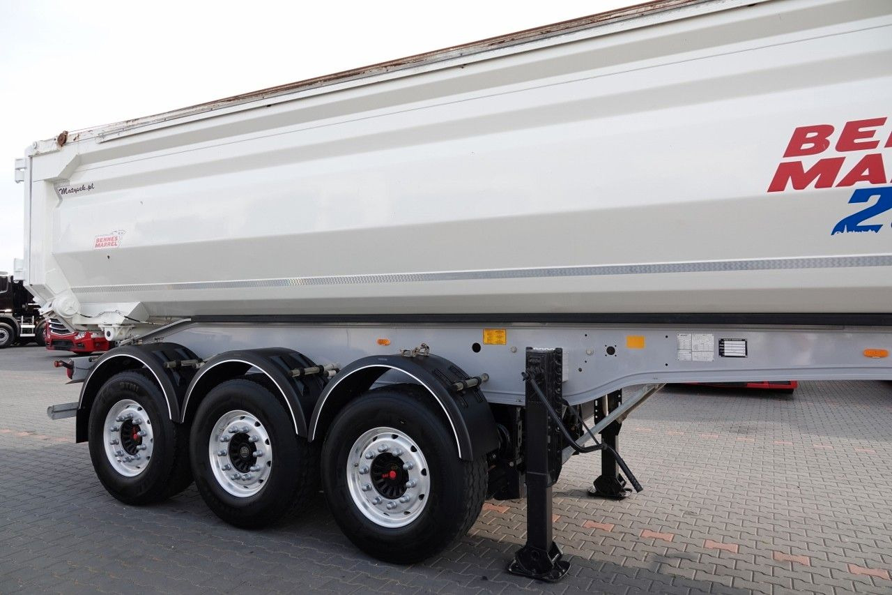 Tipper semi-trailer Benalu WYWROTKA 27 m3 / STALOWA / RYNNA WANNA HP / oś p: picture 10