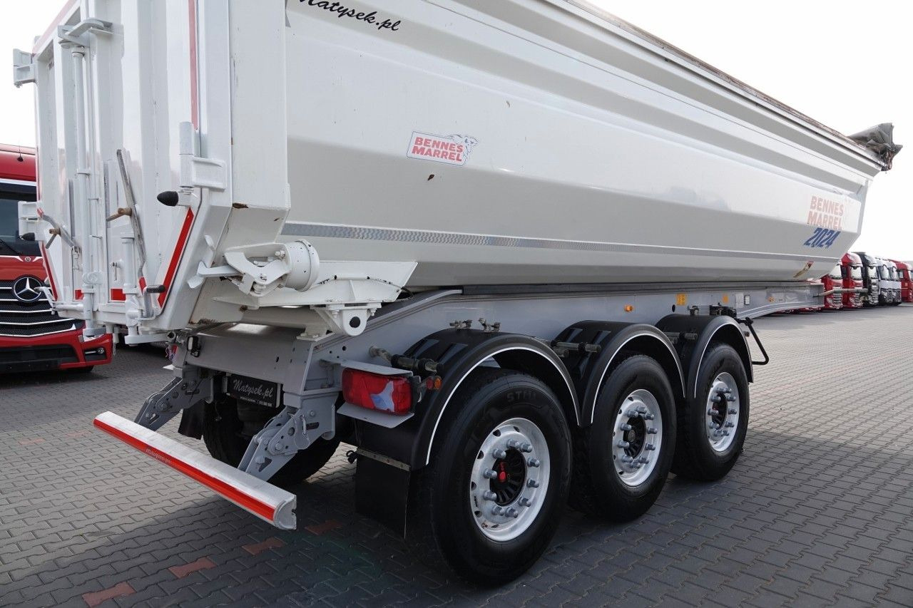 Tipper semi-trailer Benalu WYWROTKA 27 m3 / STALOWA / RYNNA WANNA HP / oś p: picture 8