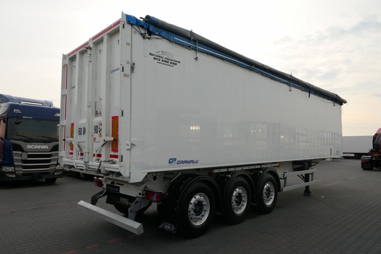 Tipper semi-trailer Benalu WYWROTKA 59 m3 / ALUFELGI / 2021 ROK / MAŁO UŻYW: picture 8