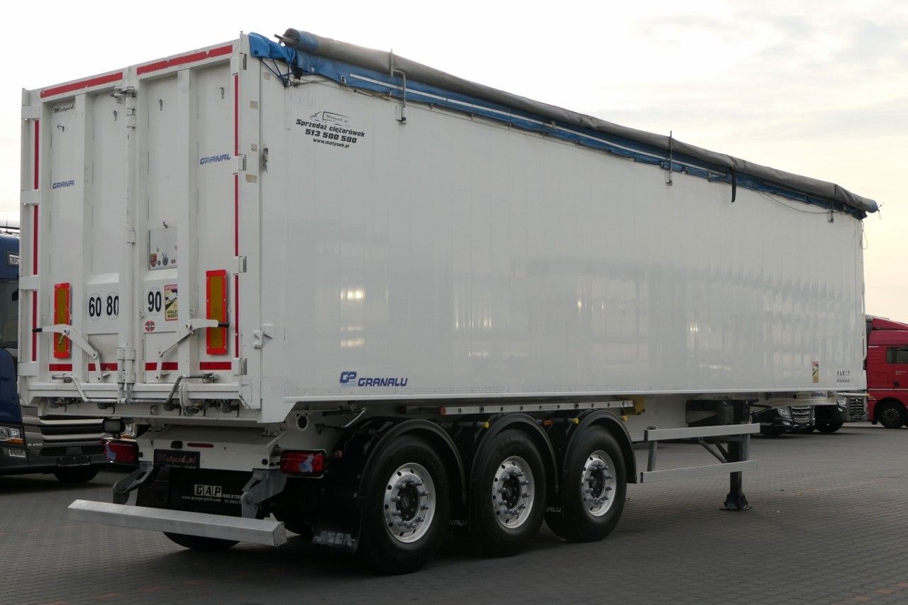 Tipper semi-trailer Benalu WYWROTKA 59 m3 / ALUFELGI / 2021 ROK / MAŁO UŻYW: picture 9