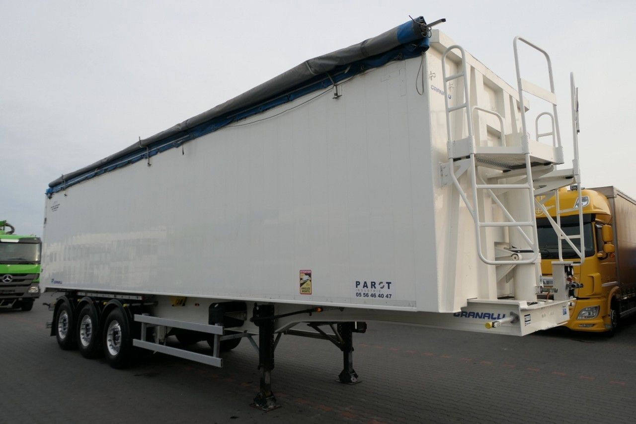 Tipper semi-trailer Benalu WYWROTKA 59 m3 / ALUFELGI / 2021 ROK / MAŁO UŻYW: picture 11
