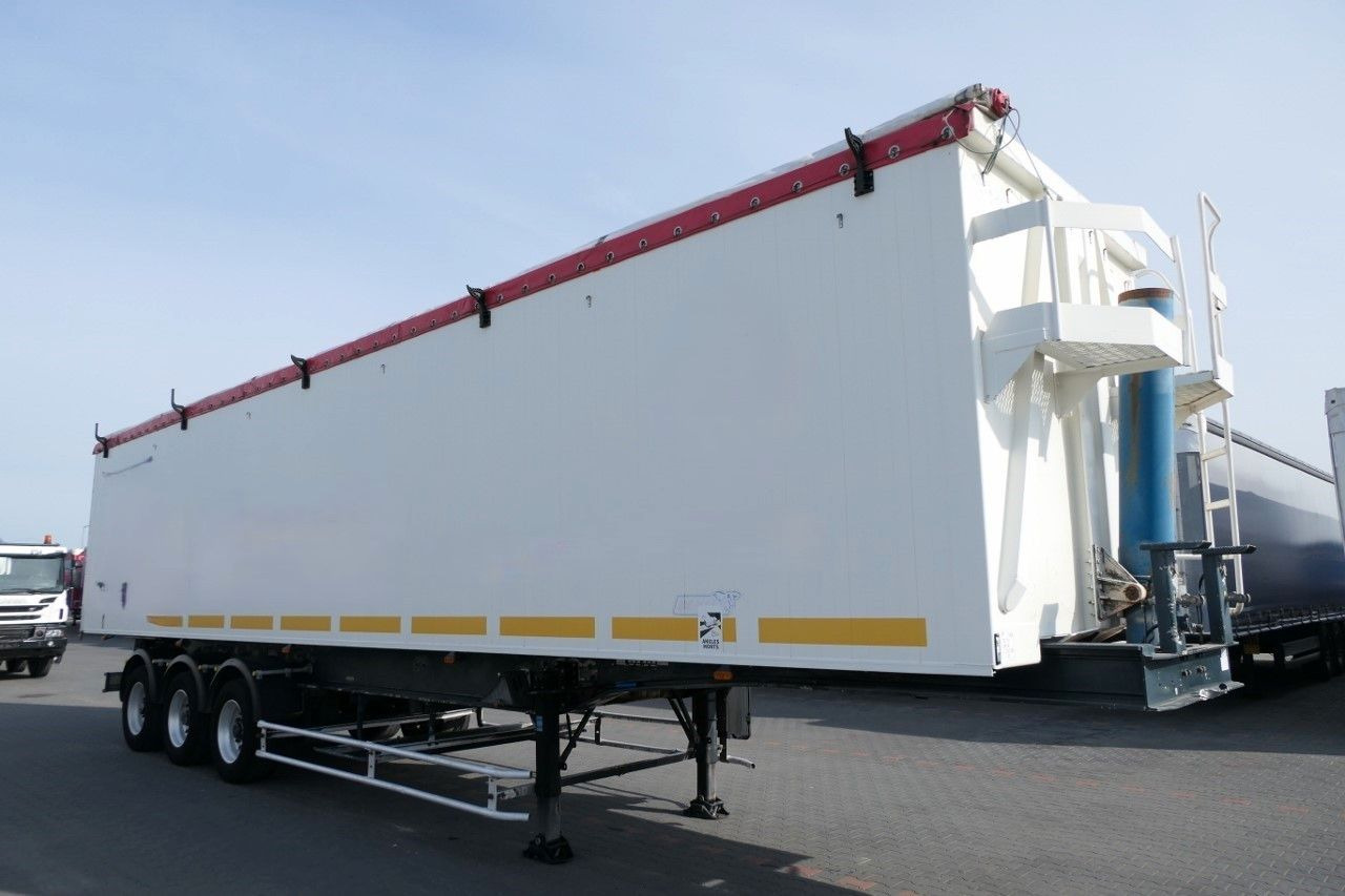 Tipper semi-trailer Benalu WYWROTKA 75 m3 / ALUFELGI / SPROWADZONA: picture 9