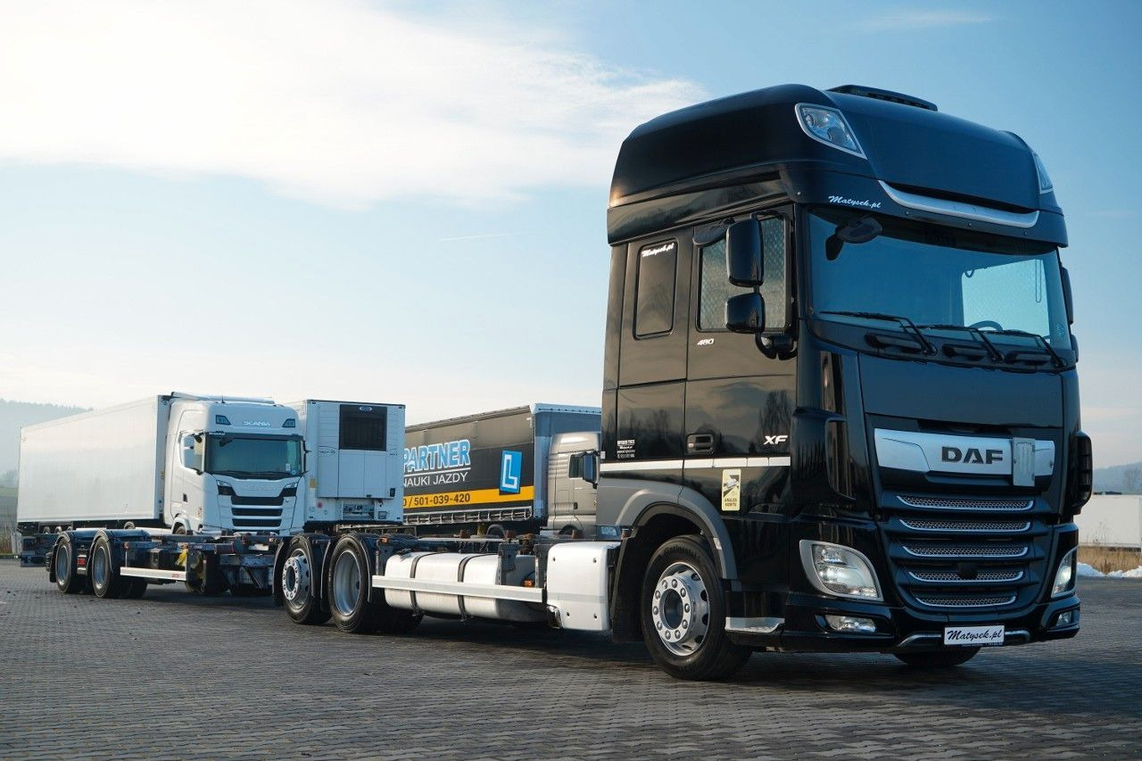 DAF XF 480 / BDF / 6X2 / ZESTAW TANDEM / SSC / I-PAR - Container transporter/ Swap body truck: picture 4 DAF XF 480 / BDF / 6X2 / ZESTAW TANDEM / SSC / I-PAR - Container transporter/ Swap body truck: picture 4