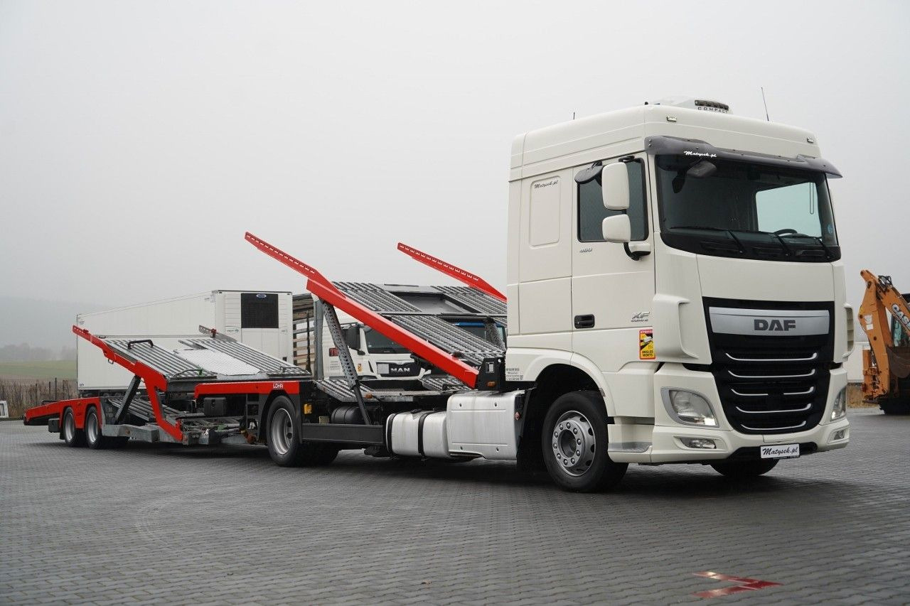 DAF XF 480 / LORA / LOHR / 16,5 M / 4 DOSTAWCZAKI / - Car transporter truck: picture 5 DAF XF 480 / LORA / LOHR / 16,5 M / 4 DOSTAWCZAKI / - Car transporter truck: picture 5
