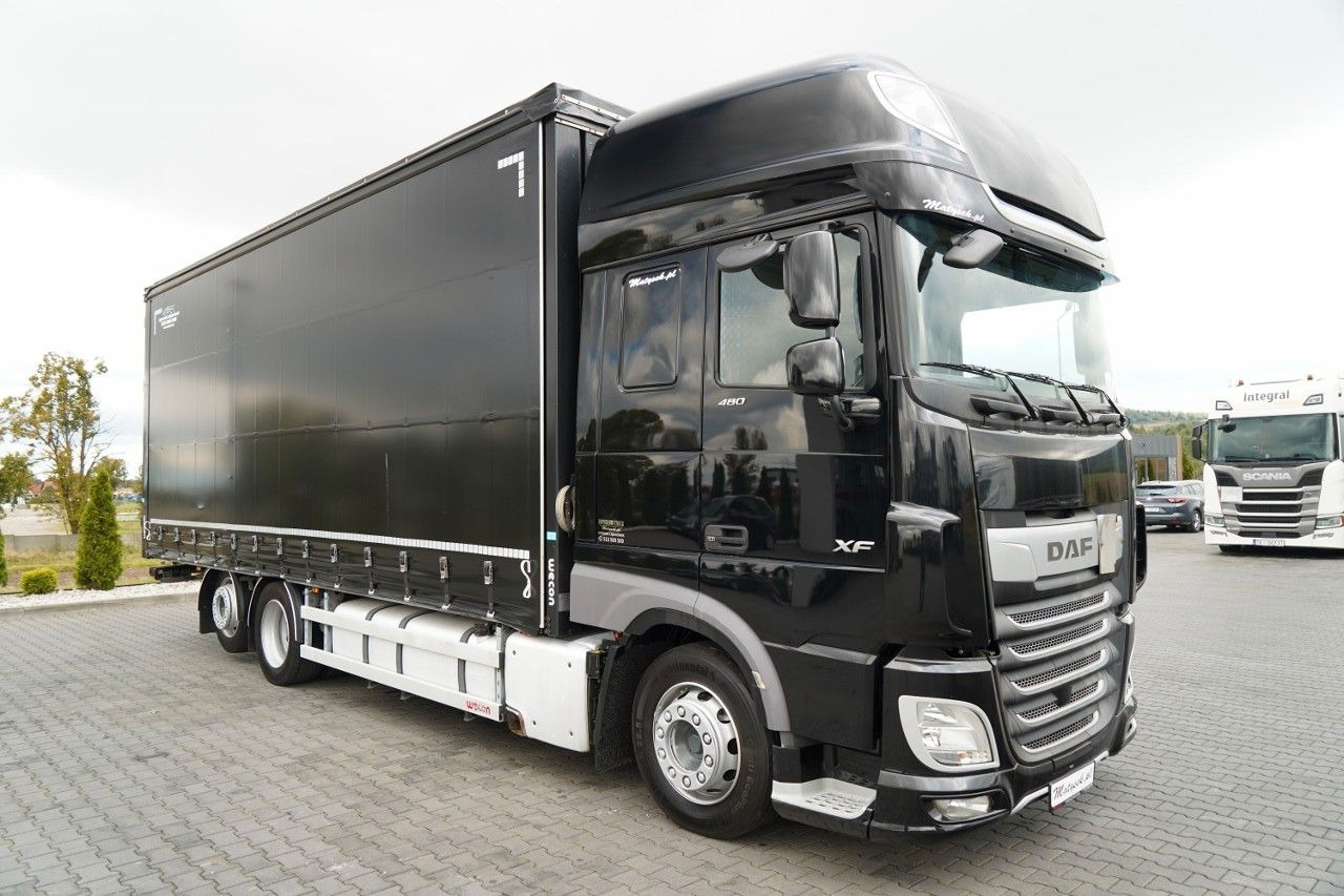 DAF XF 480 / SOLÓWKA / 6X2 / MEGA / OŚ PODNOSZONA / - Curtain side truck: picture 2 DAF XF 480 / SOLÓWKA / 6X2 / MEGA / OŚ PODNOSZONA / - Curtain side truck: picture 2