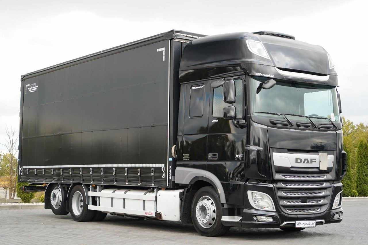 DAF XF 480 / SOLÓWKA / 6X2 / MEGA / OŚ PODNOSZONA / - Curtain side truck: picture 1 DAF XF 480 / SOLÓWKA / 6X2 / MEGA / OŚ PODNOSZONA / - Curtain side truck: picture 1