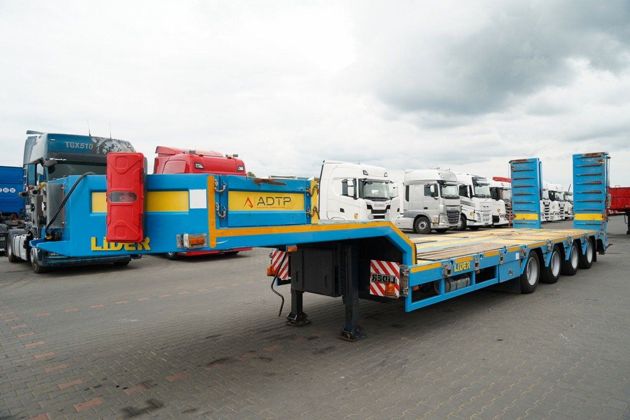 LIDER LAWETA NISKOPODWOZIOWA / POSZERZANA / 4 OS - Low loader semi-trailer: picture 3 LIDER LAWETA NISKOPODWOZIOWA / POSZERZANA / 4 OS - Low loader semi-trailer: picture 3