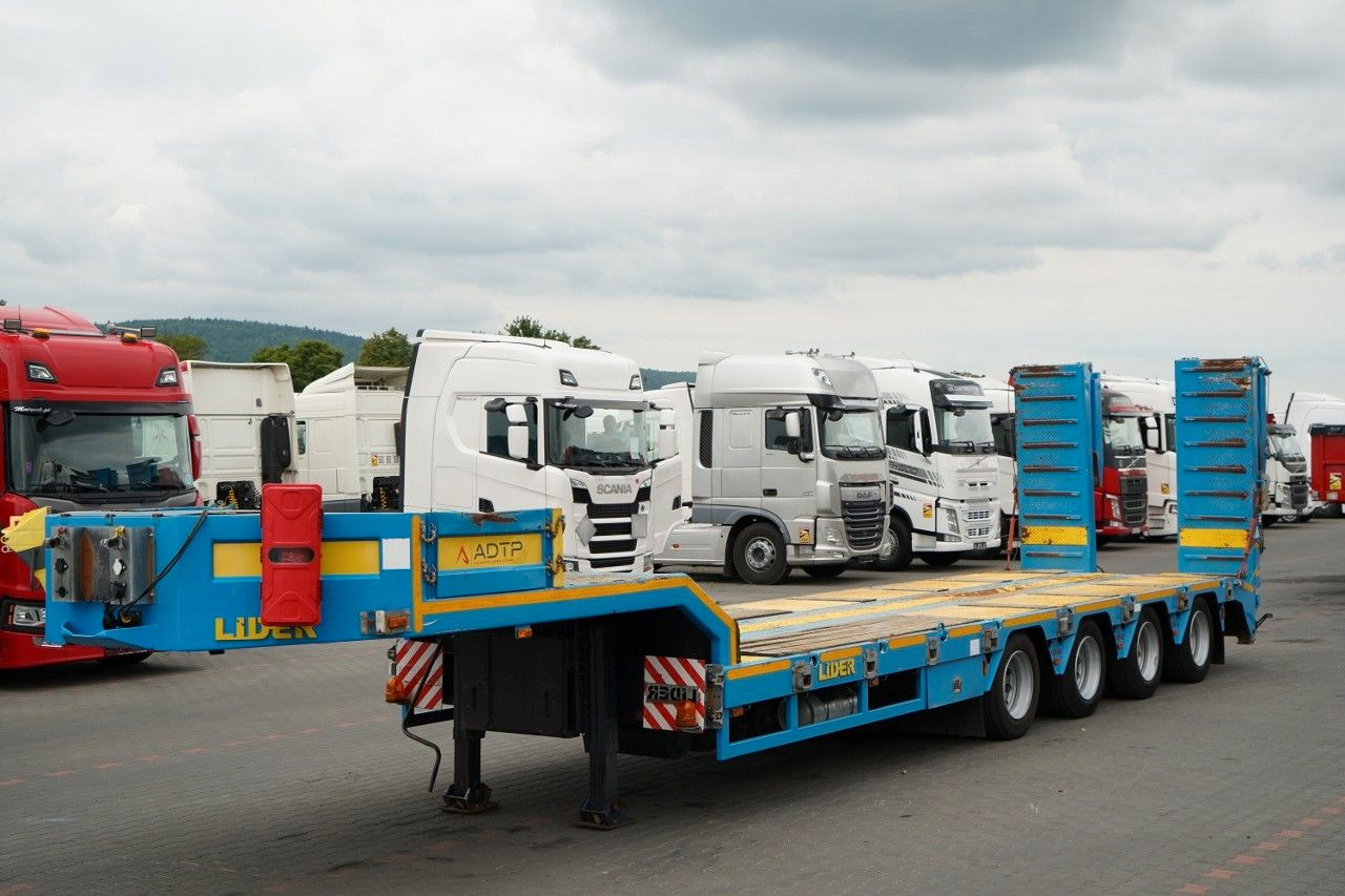 LIDER LAWETA NISKOPODWOZIOWA / POSZERZANA / 4 OS - Low loader semi-trailer: picture 1 LIDER LAWETA NISKOPODWOZIOWA / POSZERZANA / 4 OS - Low loader semi-trailer: picture 1