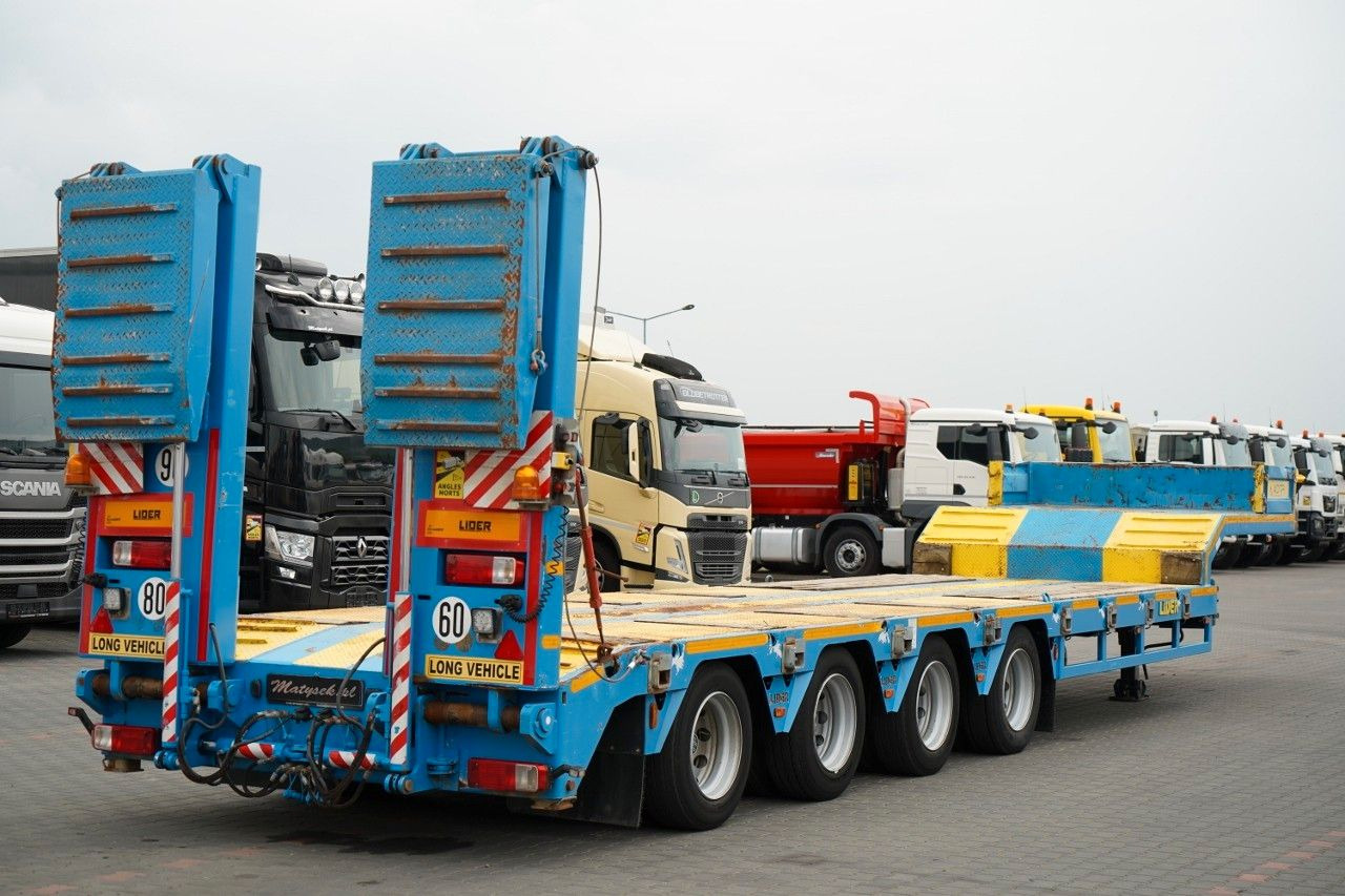 LIDER LAWETA NISKOPODWOZIOWA / POSZERZANA / 4 OS - Low loader semi-trailer: picture 5 LIDER LAWETA NISKOPODWOZIOWA / POSZERZANA / 4 OS - Low loader semi-trailer: picture 5