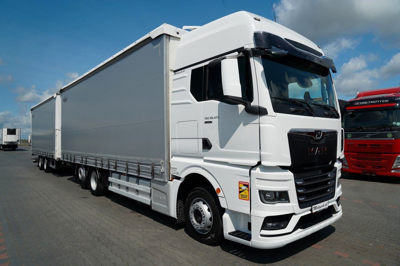MAN TGX 26.470 / ZESTAW TANDEM 120 M3 / PRZEJAZDOWY - Curtain side truck: picture 5 MAN TGX 26.470 / ZESTAW TANDEM 120 M3 / PRZEJAZDOWY - Curtain side truck: picture 5