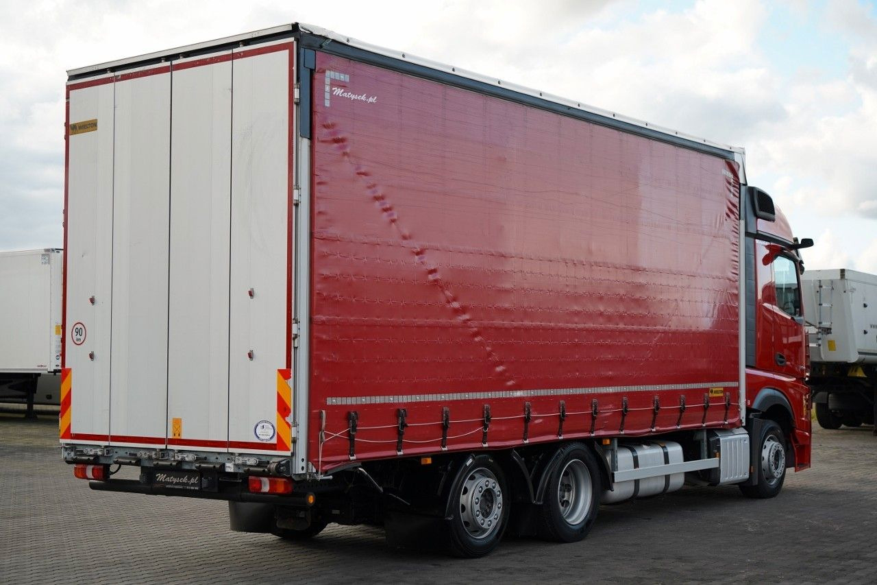 Mercedes-Benz ACTROS 2545 / SOLÓWKA / 6x2 / OŚ PODNOSZONA / B - Curtain side truck: picture 4 Mercedes-Benz ACTROS 2545 / SOLÓWKA / 6x2 / OŚ PODNOSZONA / B - Curtain side truck: picture 4