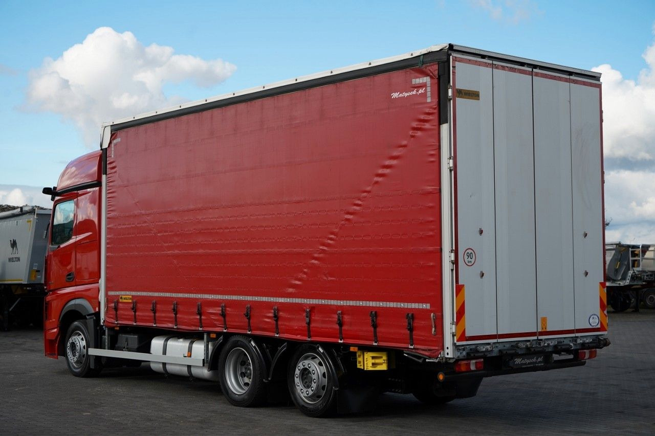 Mercedes-Benz ACTROS 2545 / SOLÓWKA / 6x2 / OŚ PODNOSZONA / B - Curtain side truck: picture 3 Mercedes-Benz ACTROS 2545 / SOLÓWKA / 6x2 / OŚ PODNOSZONA / B - Curtain side truck: picture 3