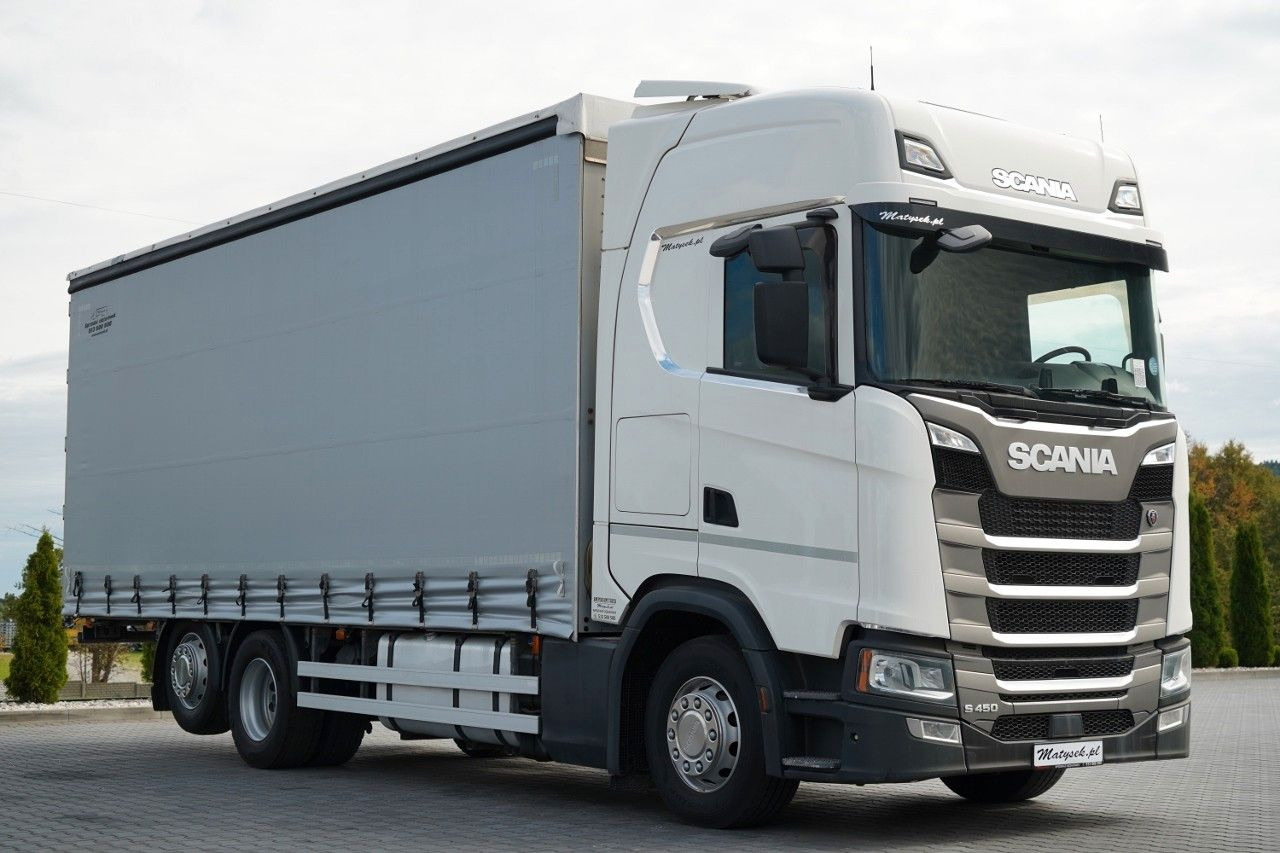 Scania S 450 / SOLÓWKA / 6X2 / OŚ PODNOSZONA / 2019 / - Curtain side truck: picture 1 Scania S 450 / SOLÓWKA / 6X2 / OŚ PODNOSZONA / 2019 / - Curtain side truck: picture 1