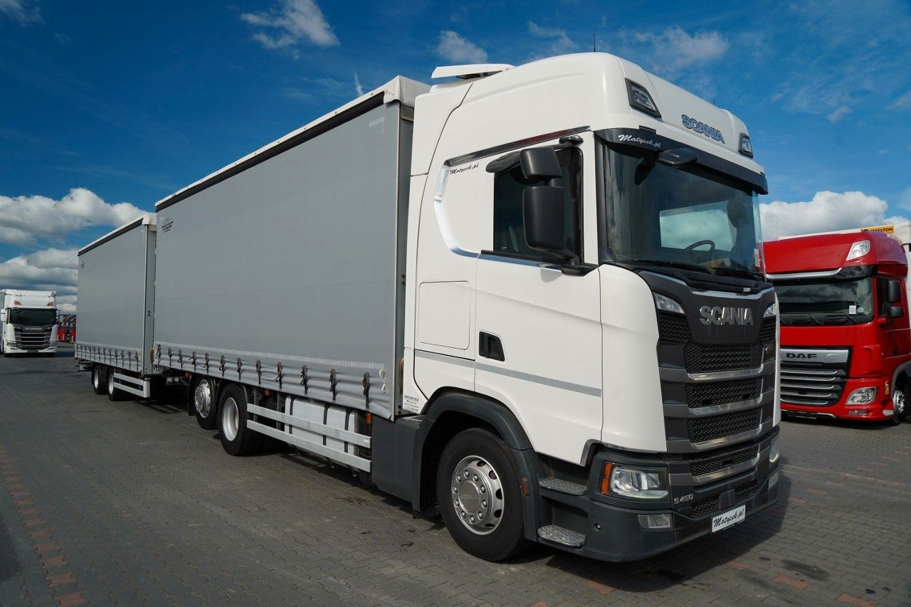 Scania S 450 / ZESTAW TANDEM / 120 M3 / I-PARK COOL Scania S 450 / ZESTAW TANDEM / 120 M3 / PO KONTRAKCIE S - Curtain side truck: picture 2 Scania S 450 / ZESTAW TANDEM / 120 M3 / I-PARK COOL Scania S 450 / ZESTAW TANDEM / 120 M3 / PO KONTRAKCIE S - Curtain side truck: picture 2