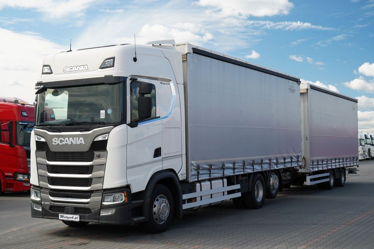 Scania S 450 / ZESTAW TANDEM / 120 M3 / I-PARK COOL Scania S 450 / ZESTAW TANDEM / 120 M3 / PO KONTRAKCIE S - Curtain side truck: picture 4 Scania S 450 / ZESTAW TANDEM / 120 M3 / I-PARK COOL Scania S 450 / ZESTAW TANDEM / 120 M3 / PO KONTRAKCIE S - Curtain side truck: picture 4