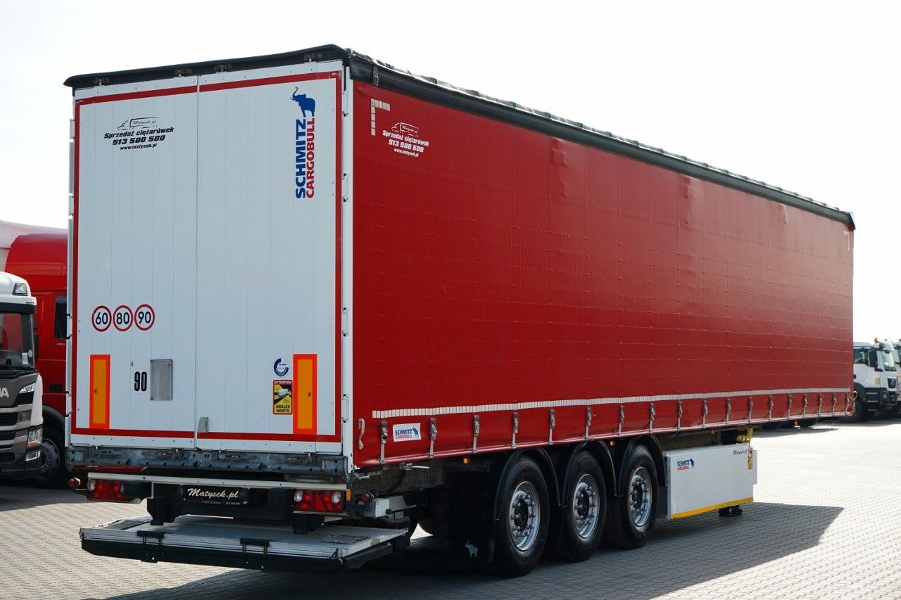 Schmitz Cargobull FIRANKA / STANDARD / 2x OŚ PODNOSZONA / WINDA / - Curtainsider semi-trailer: picture 4 Schmitz Cargobull FIRANKA / STANDARD / 2x OŚ PODNOSZONA / WINDA / - Curtainsider semi-trailer: picture 4
