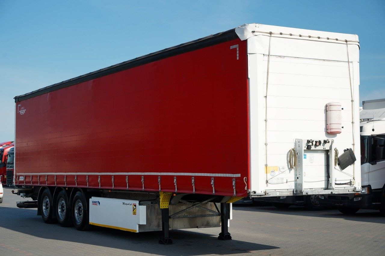 Schmitz Cargobull FIRANKA / STANDARD / 2x OŚ PODNOSZONA / WINDA / - Curtainsider semi-trailer: picture 1 Schmitz Cargobull FIRANKA / STANDARD / 2x OŚ PODNOSZONA / WINDA / - Curtainsider semi-trailer: picture 1