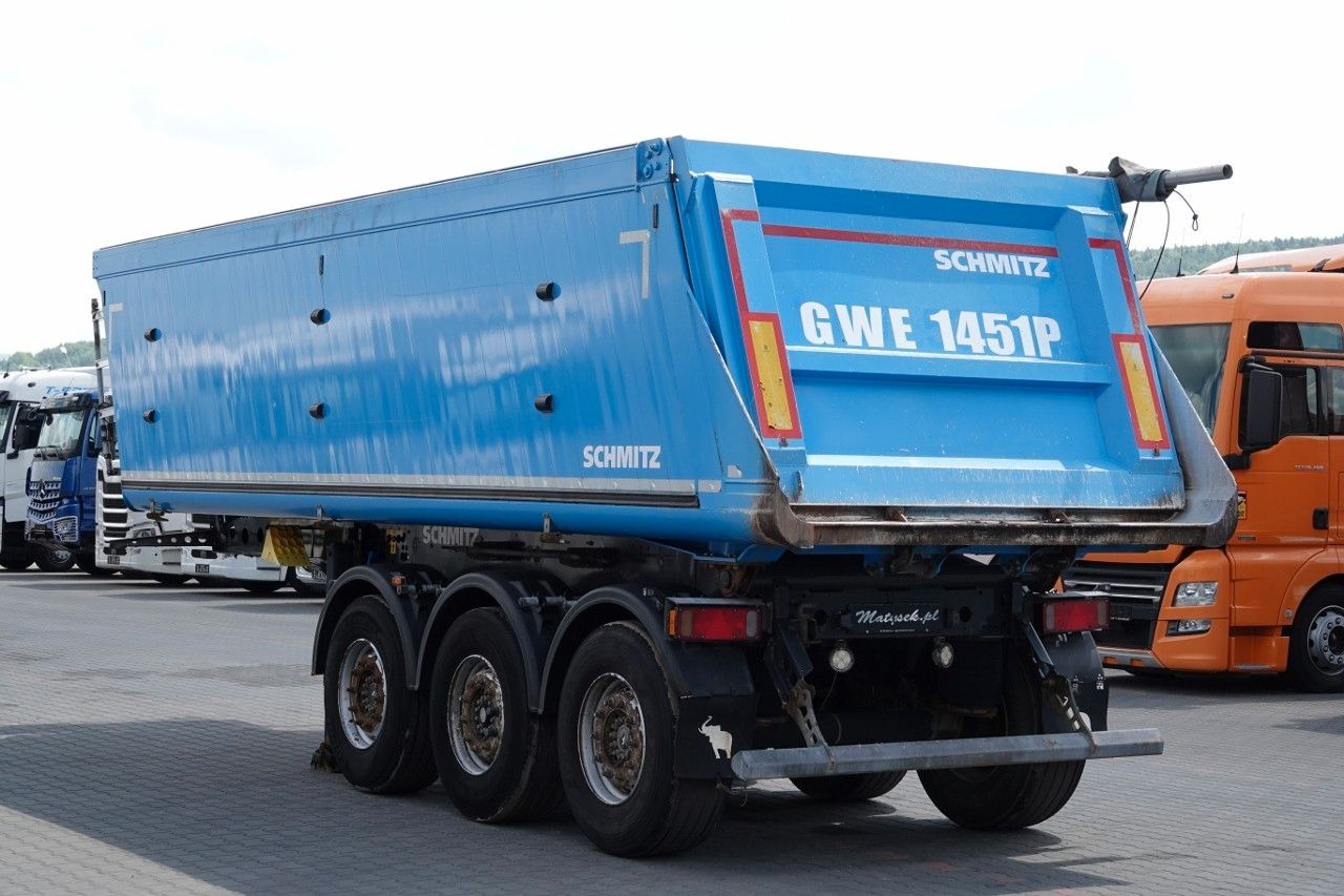 Tipper semi-trailer Schmitz Cargobull WYWROTKA 28 M3 / ALUMINIOWA / OŚ PODNOSZONA: picture 6