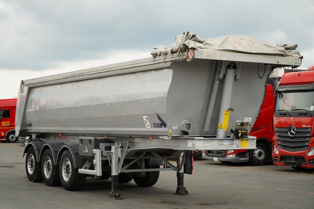 Stas WYWROTKA / 26m3 / ALUMINIOWA / OŚ PONOSZONA / S - Tipper semi-trailer: picture 1 Stas WYWROTKA / 26m3 / ALUMINIOWA / OŚ PONOSZONA / S - Tipper semi-trailer: picture 1