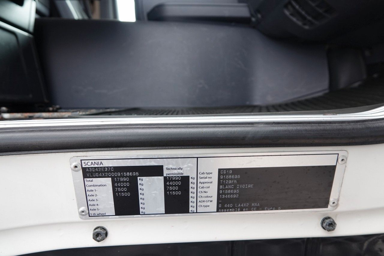 Tractor unit Scania G 440 / RETARDER / ALUFELGI / SPROWADZONA: picture 18