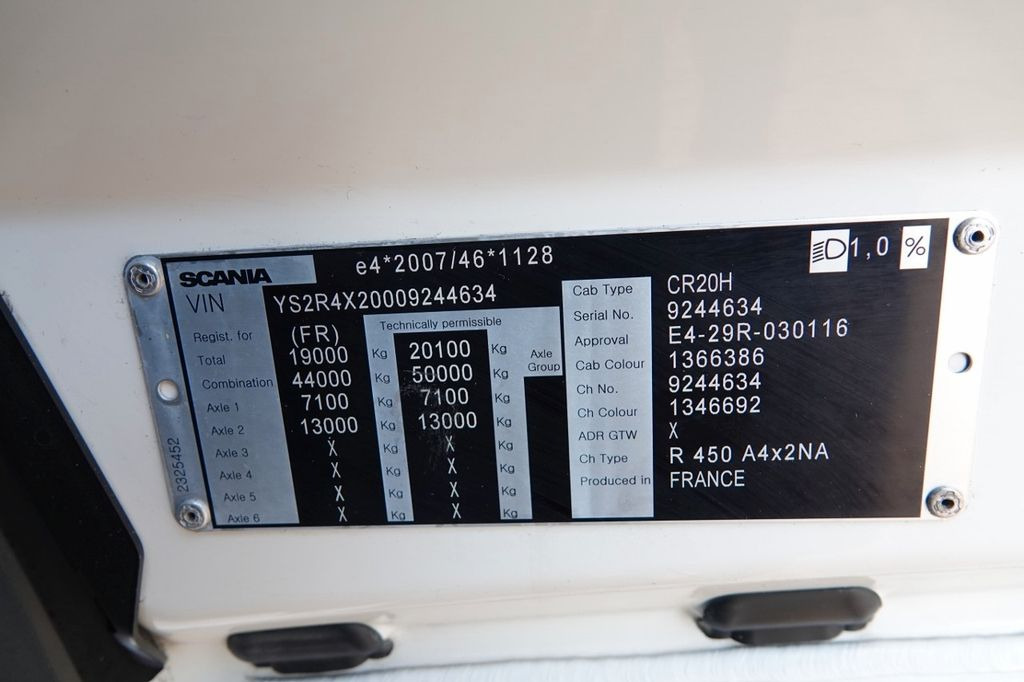 Tractor unit Scania R 450 / RETARDER / HYDRAULIKA / PO KONTRAKCIE SE Scania R 450 / RETARDER / HYDRAULIKA / PO KONTRAKCIE SE: picture 15