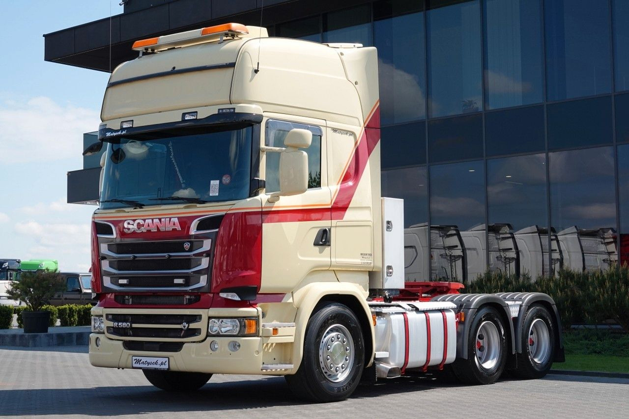 Scania R 580 / V8 / 6x4 / DMC: 95.000 KG / I-PARK COOL/ Scania R 580 / V8 / 6x4 / DMC: 95.000 KG / I-PARK COOL/ - Tractor unit: picture 1 Scania R 580 / V8 / 6x4 / DMC: 95.000 KG / I-PARK COOL/ Scania R 580 / V8 / 6x4 / DMC: 95.000 KG / I-PARK COOL/ - Tractor unit: picture 1