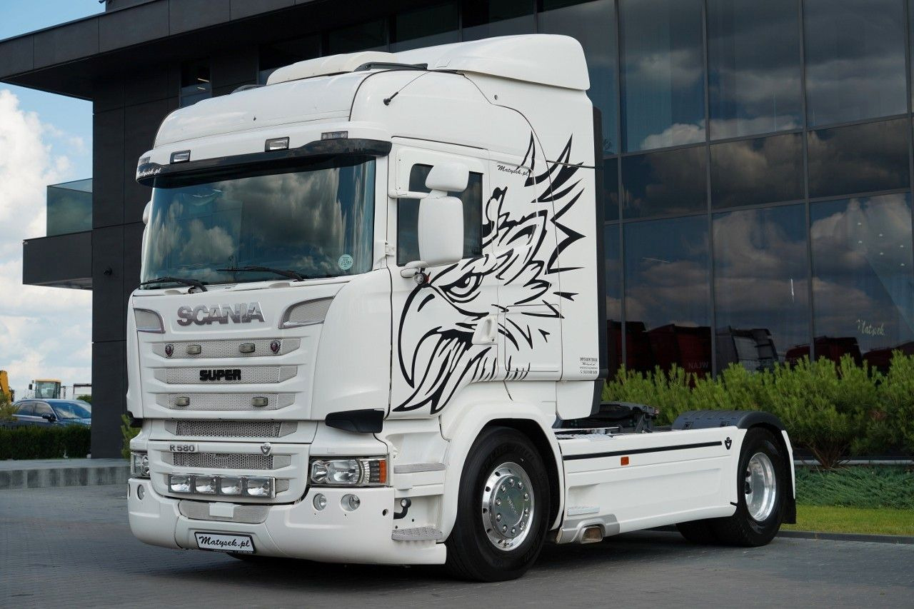 Scania R 580 / V8 / RETARDER / CAŁA NA PODUSZKACH - Tractor unit: picture 2 Scania R 580 / V8 / RETARDER / CAŁA NA PODUSZKACH - Tractor unit: picture 2