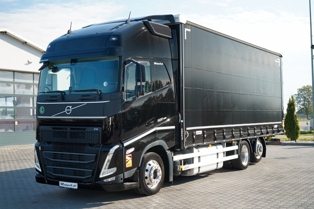 Volvo FH 500 / MEGA / ZESTAW TANDEM PRZEJAZDOWY 120 M3 - Curtain side truck: picture 2 Volvo FH 500 / MEGA / ZESTAW TANDEM PRZEJAZDOWY 120 M3 - Curtain side truck: picture 2