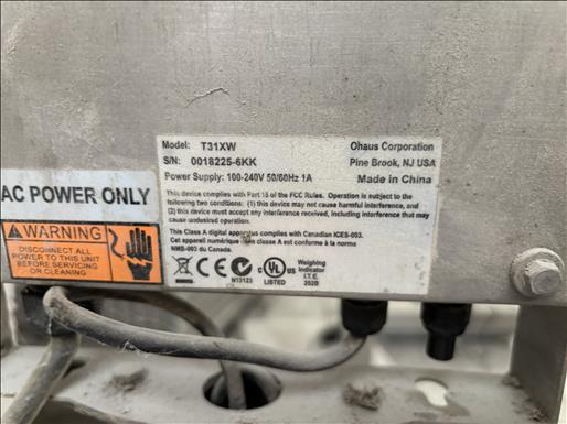 Ohaus T31XW Platform scale - Food processing equipment: picture 3 Ohaus T31XW Platform scale - Food processing equipment: picture 3