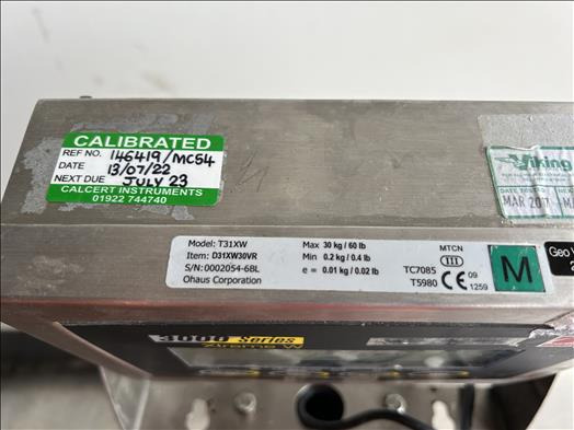 Ohaus T31XW platform scale - Food processing equipment: picture 3 Ohaus T31XW platform scale - Food processing equipment: picture 3