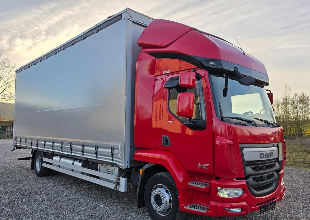 DAF LF 290 / WINDA / 16TON DMC / 3M WYSOKOŚĆ / JUMBO / FIRANKA / SYPIALKA / AUTOMAT / JEDEN WŁAŚCICIE / EURO 6 / 2017/ SPROWADZONY / 19 PALET / DUŻA ŁADOWNOŚĆ / - Curtain side truck: picture 1 DAF LF 290 / WINDA / 16TON DMC / 3M WYSOKOŚĆ / JUMBO / FIRANKA / SYPIALKA / AUTOMAT / JEDEN WŁAŚCICIE / EURO 6 / 2017/ SPROWADZONY / 19 PALET / DUŻA ŁADOWNOŚĆ / - Curtain side truck: picture 1