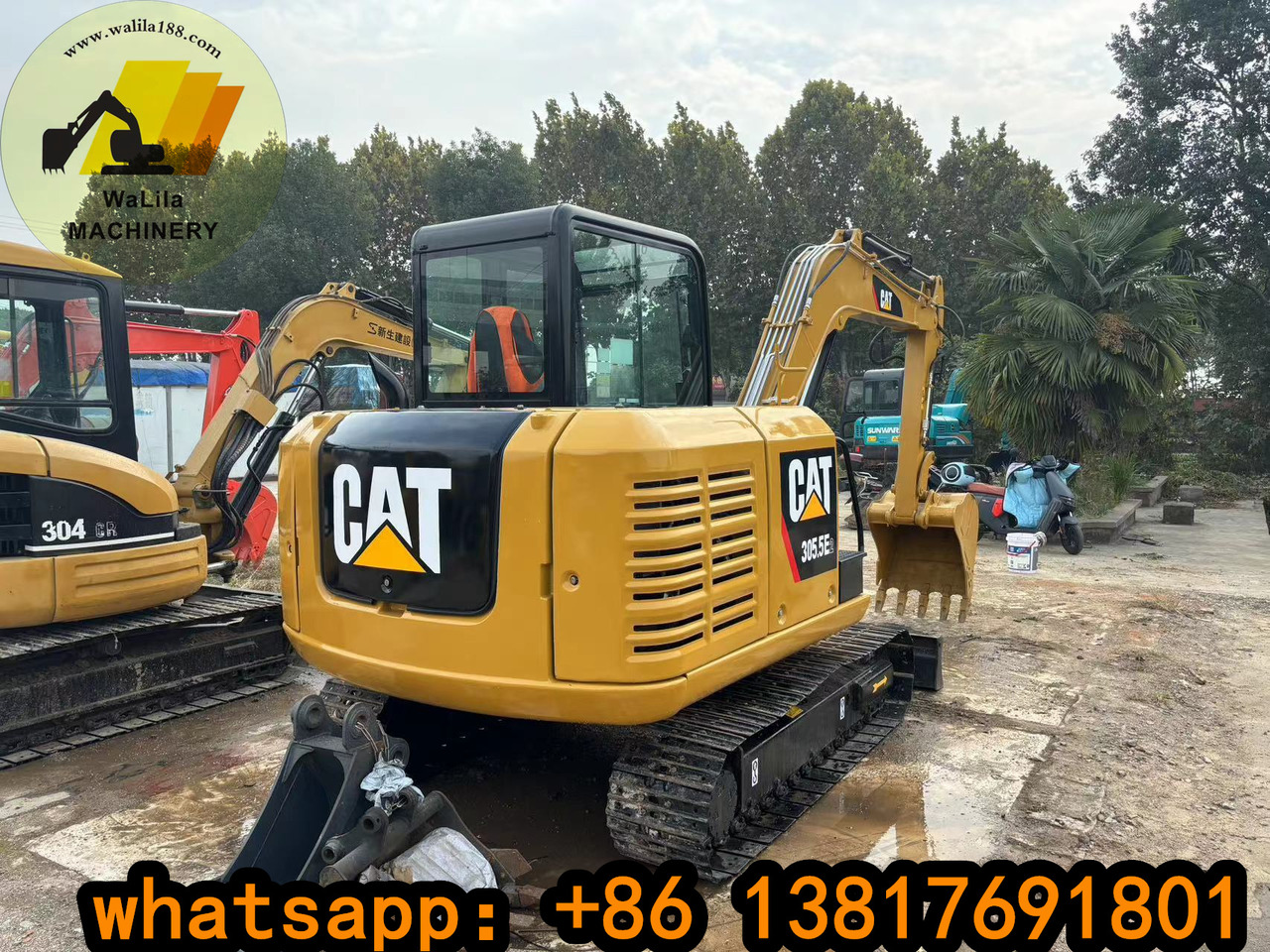 Mini excavator CATERPILLAR Caterpillar 305.5E excavator imported from Japan [ Good ]: picture 6