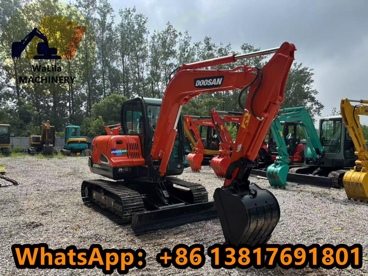 Doosan DX 60 - Mini excavator: picture 2 Doosan DX 60 - Mini excavator: picture 2
